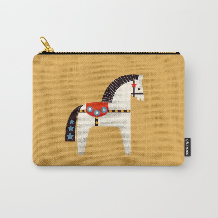 Festive Pony - illustration Carry All Pouch Gallery Image 1