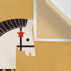 Festive Pony - illustration Wall Tapestry Gallery Image 3