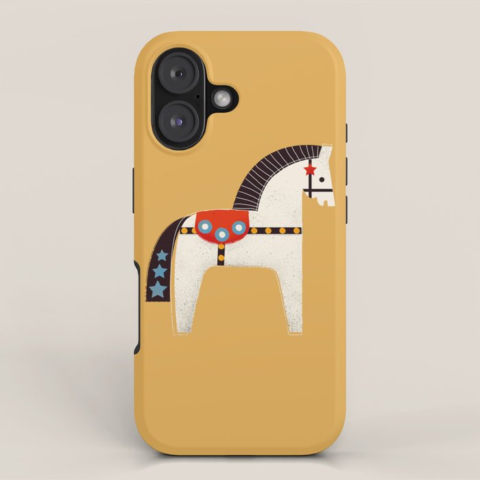 Festive Pony - illustration iPhone Case Gallery Image 1