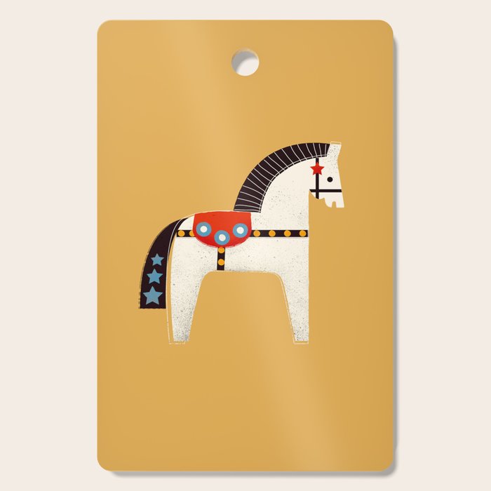 Festive Pony - illustration Cutting Board Gallery Image 1