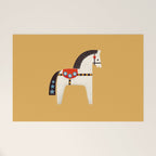 Festive Pony - illustration Welcome Mat Gallery Image 1