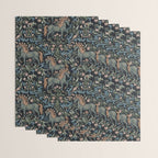 Whimsical Horses Botanicals II Wrapping Paper Gallery Image 3