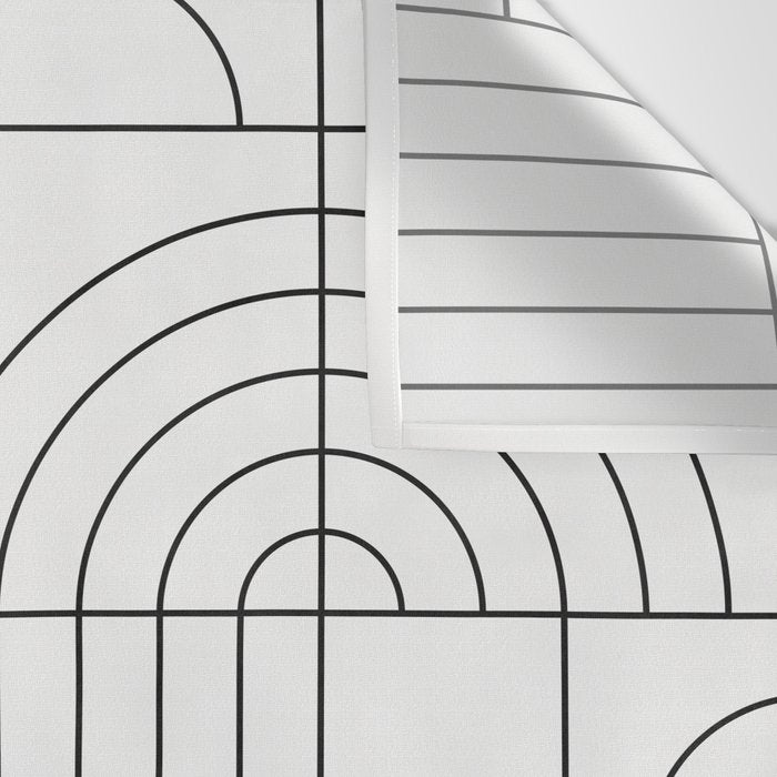 My Favorite Geometric Patterns No.19 - White Wall Tapestry Gallery Image 3