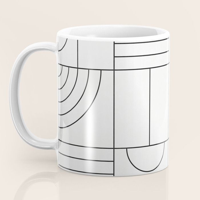 My Favorite Geometric Patterns No.19 - White Coffee Mug Gallery Image 3