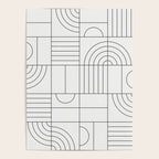 My Favorite Geometric Patterns No.19 - White Poster Gallery Image 4