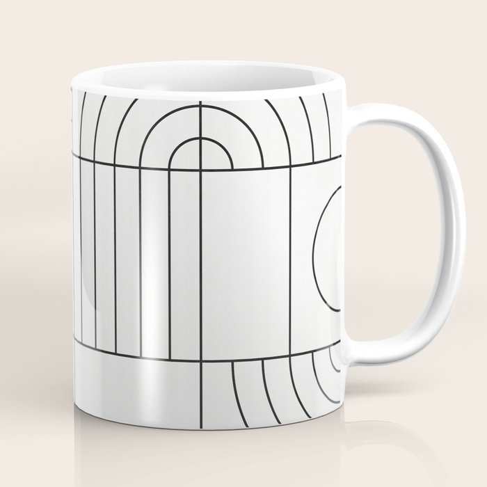My Favorite Geometric Patterns No.19 - White Coffee Mug Gallery Image 1
