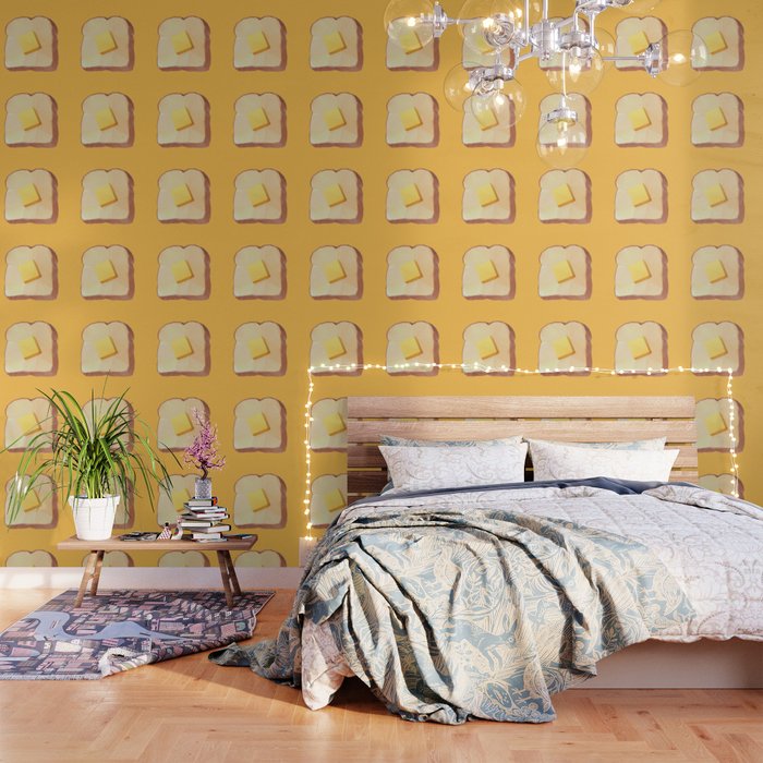 Toast with Butter polygon art Wallpaper Gallery Image 3