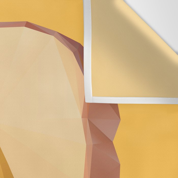 Toast with Butter polygon art Wall Tapestry Gallery Image 3