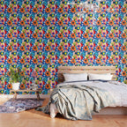 Circles: Colorful Mid Century Abstraction Wallpaper Gallery Image 3