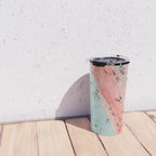 Aerial Beach Print, Ocean Art, Bondi Beach, Beach Art Print, Beach Photography, Modern Beach Lifestyle Print Travel Mug Gallery Image 4