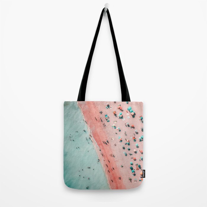 Aerial Beach Print, Ocean Art, Bondi Beach, Beach Art Print, Beach Photography, Modern Beach Lifestyle Print Tote Bag Gallery Image 2