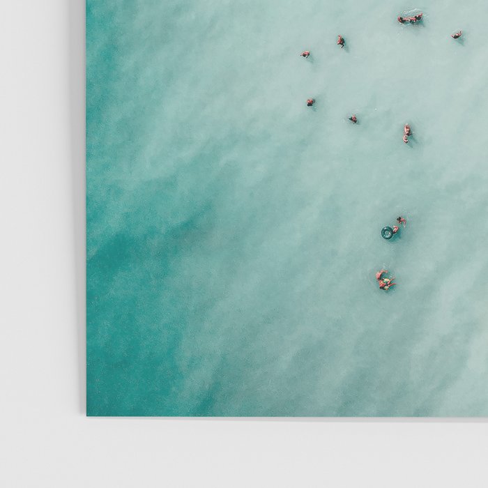 Aerial Beach Print, Ocean Art, Bondi Beach, Beach Art Print, Beach Photography, Modern Beach Lifestyle Print Poster Gallery Image 3