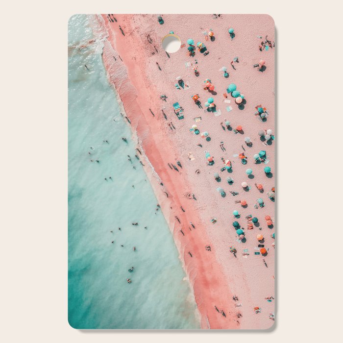 Aerial Beach Print, Ocean Art, Bondi Beach, Beach Art Print, Beach Photography, Modern Beach Lifestyle Print Cutting Board Gallery Image 1