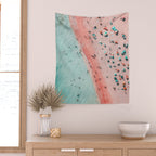 Aerial Beach Print, Ocean Art, Bondi Beach, Beach Art Print, Beach Photography, Modern Beach Lifestyle Print Wall Tapestry Gallery Image 2