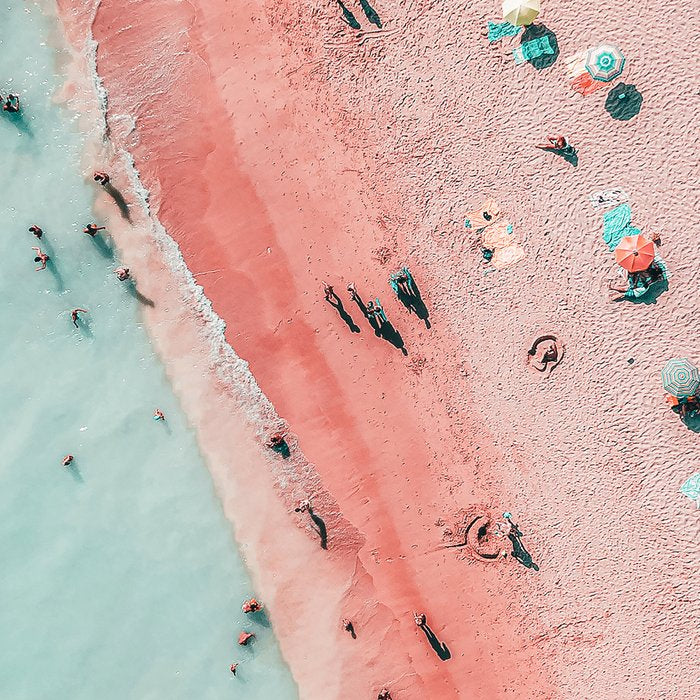 Aerial Beach Print, Ocean Art, Bondi Beach, Beach Art Print, Beach Photography, Modern Beach Lifestyle Print Coffee Mug Gallery Image 2