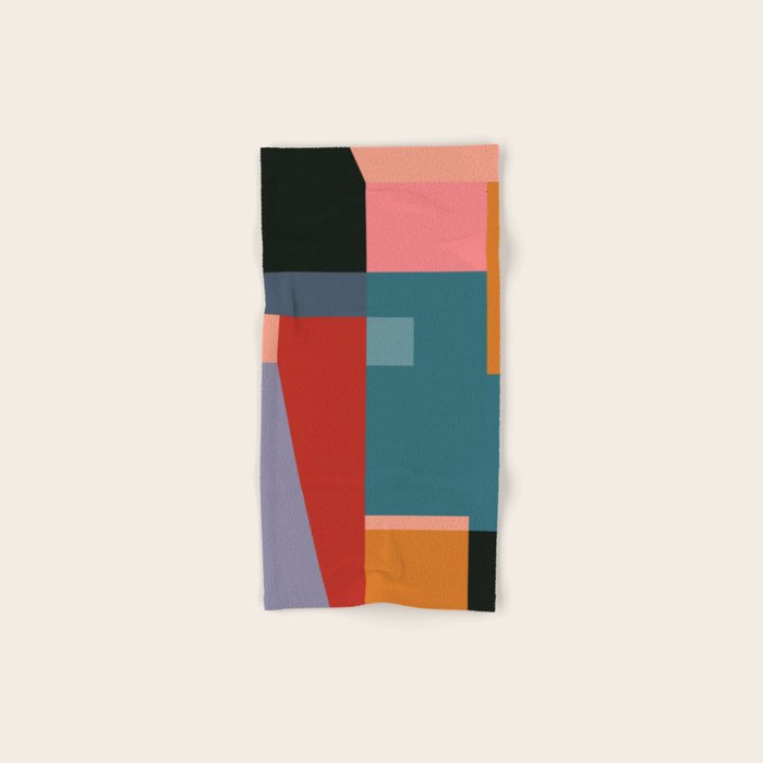 geometric abstract 252 Bath Towel Gallery Image 1
