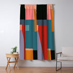 geometric abstract 252 Window Curtain Gallery Image 5