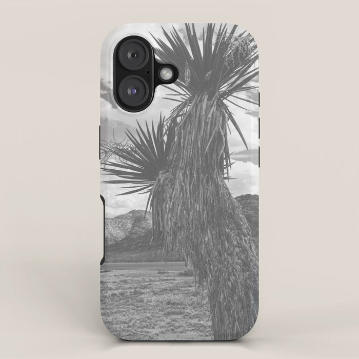 West Texas Black and White Landscape x Glass Mountains iPhone Case Gallery Image 1