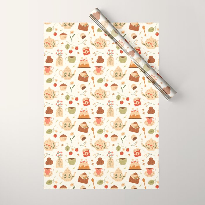 The Tea Party Wrapping Paper Gallery Image 1