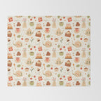 The Tea Party Throw Blanket Gallery Image 2