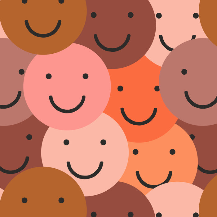 Diverse happy people face doodle pattern Coffee Mug Gallery Image 2