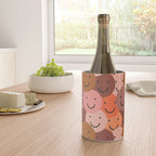 Diverse happy people face doodle pattern Wine Chiller Gallery Image 4