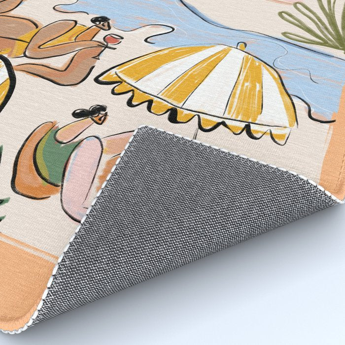 Amalfi Coast Italy (color) Rug Gallery Image 4