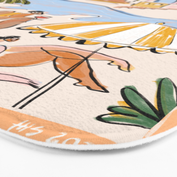 Amalfi Coast Italy (color) Bath Mat Gallery Image 3
