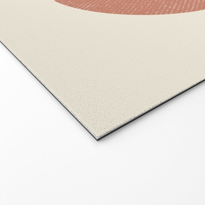 Half Circle 3 - Orange Terra Welcome Mat Gallery Image 2