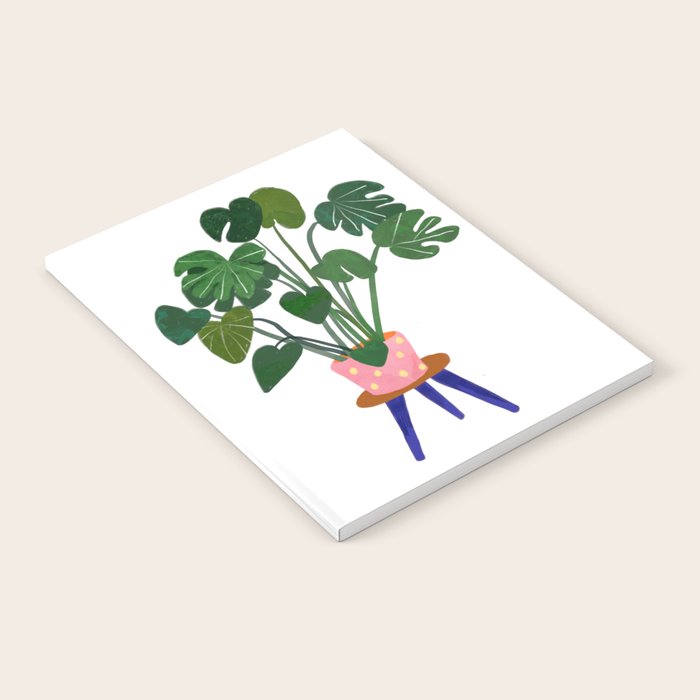 Marble Monstera Notebook Gallery Image 2