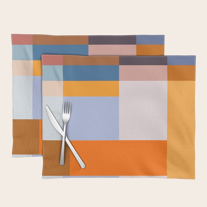 Seasonal Colour Block 2 Placemat Gallery Image 1
