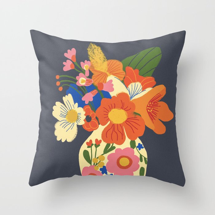 Nasturtium Throw Pillow Gallery Image 6