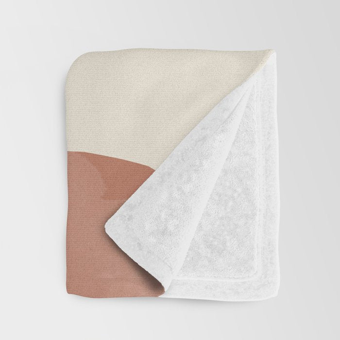 Minimal Abstract Art Nude Woman Throw Blanket Gallery Image 3