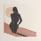 Minimal Abstract Art Nude Woman Wrapping Paper Gallery Image 3