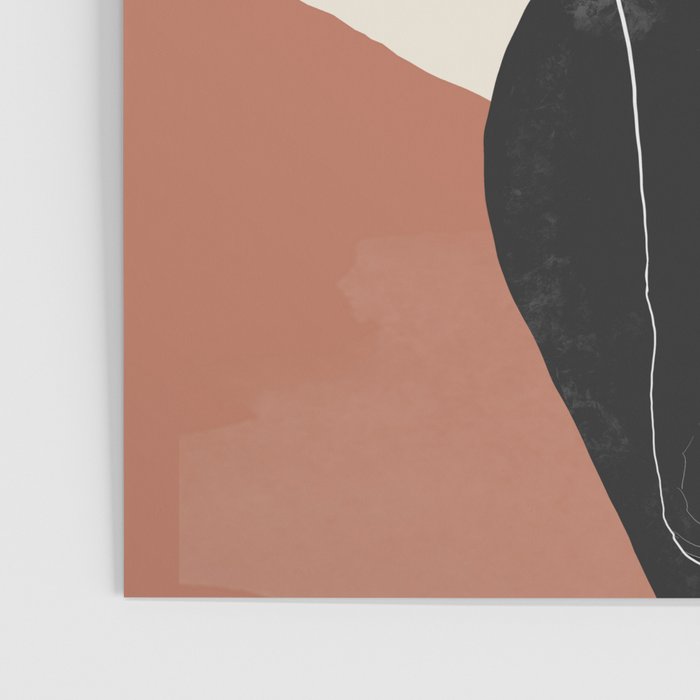Minimal Abstract Art Nude Woman Poster Gallery Image 3