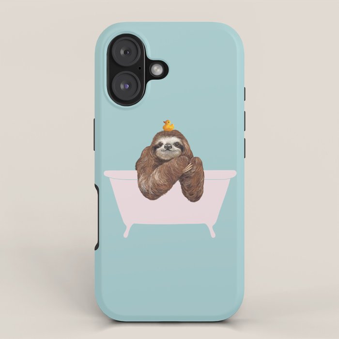 Sloth in Bathtub  iPhone Case Gallery Image 1