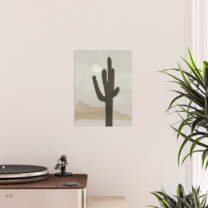 Desert Cactus Poster Gallery Image 2