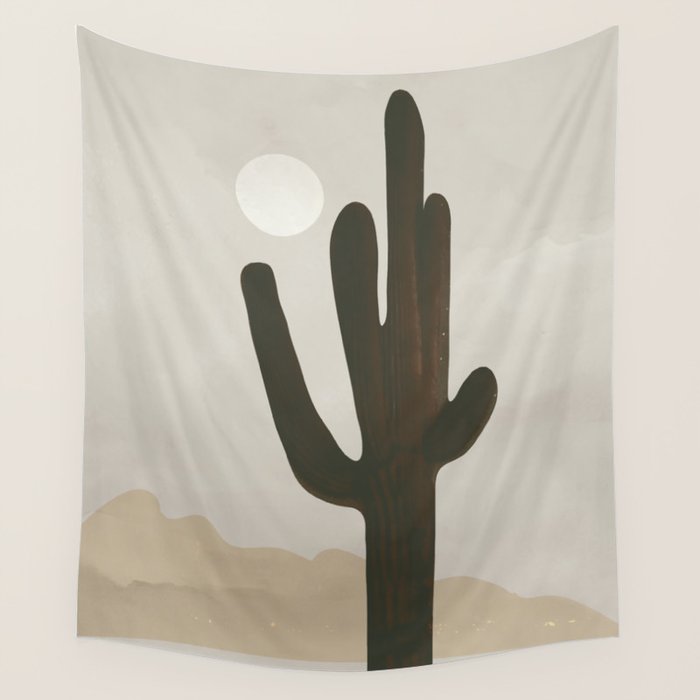 Desert Cactus Wall Tapestry Gallery Image 4