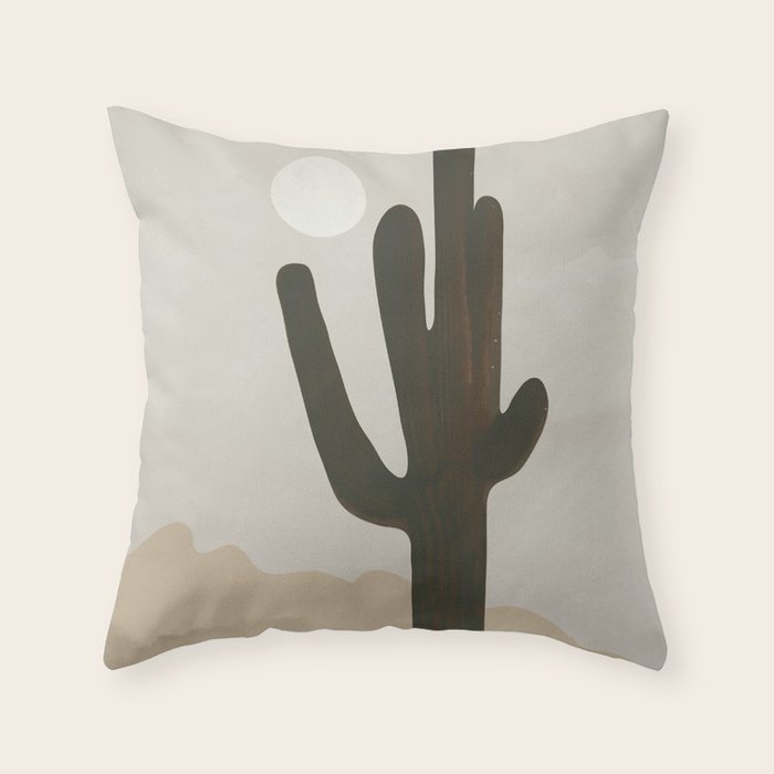 Desert Cactus Throw Pillow Gallery Image 6