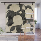 White Roses 5 Wall Mural Gallery Image 1