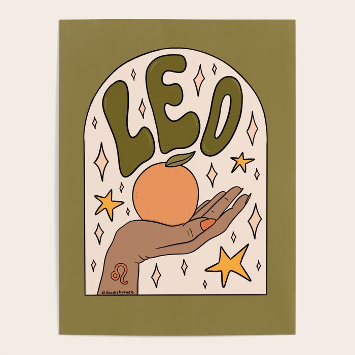Leo Grapefruit Poster Gallery Image 1