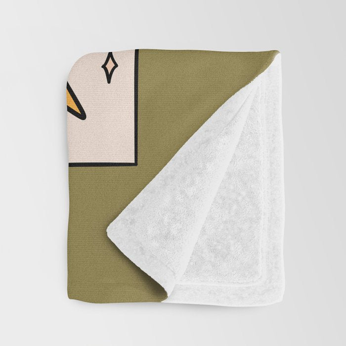 Leo Grapefruit Throw Blanket Gallery Image 3