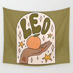 Leo Grapefruit Wall Tapestry Gallery Image 4