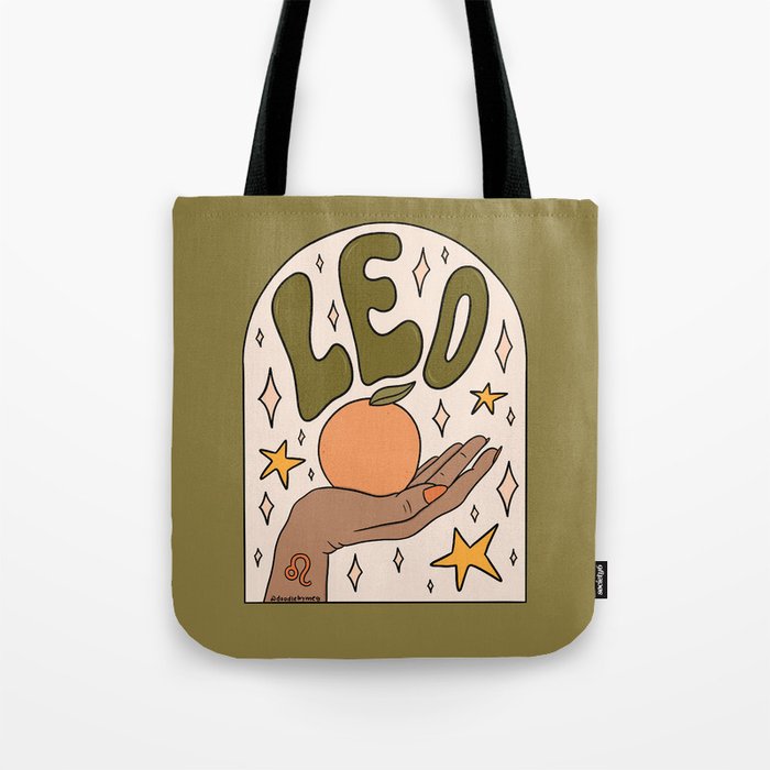 Leo Grapefruit Tote Bag Gallery Image 1