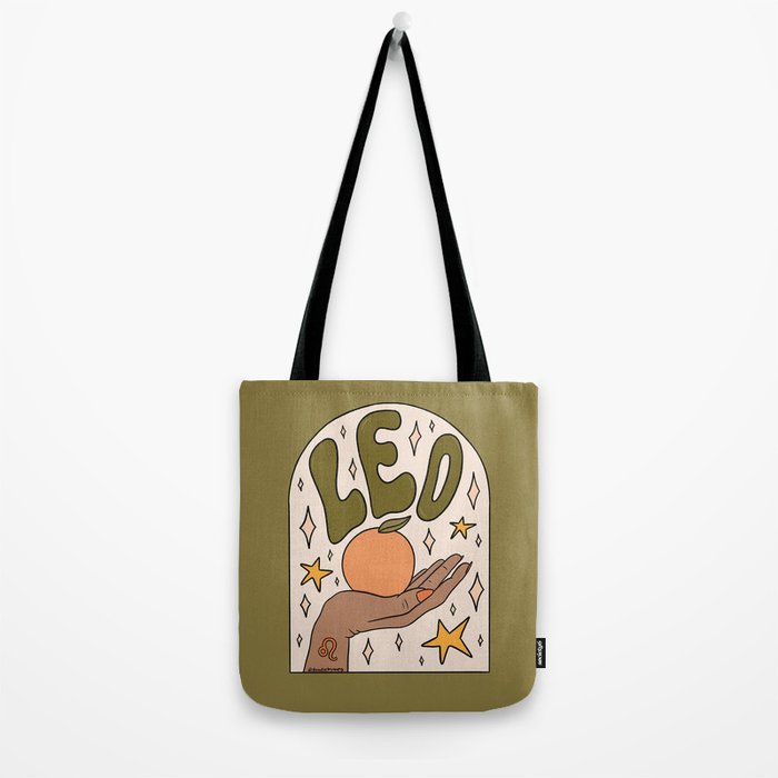 Leo Grapefruit Tote Bag Gallery Image 2