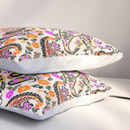 Vibrant paisley print Pillow Sham Gallery Image 3