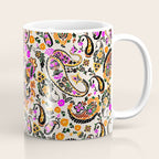 Vibrant paisley print Coffee Mug Gallery Image 1