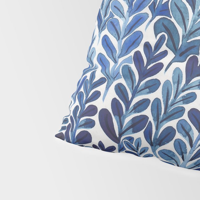 Indigo blues Pillow Sham Gallery Image 4