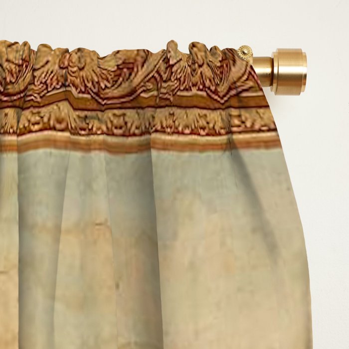 Antique 18th Century Italian Garden Tapestry Francois Boucher Window Curtain Gallery Image 2