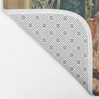 Antique 18th Century Italian Garden Tapestry Francois Boucher Bath Mat Gallery Image 2